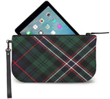 Scotlands National Tartan Wristlet Clutch Open View